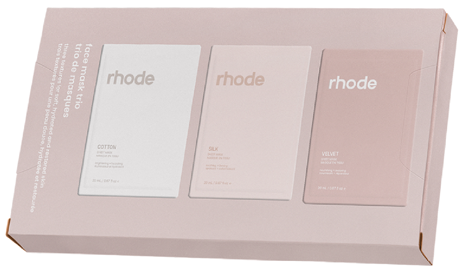 Cotton, Silk and Velvet Face Mask Trio multipack